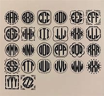 Image result for Monogram Stencils