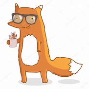 Image result for Fox with Glasses Cartoon