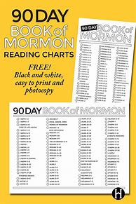 Image result for 90 Day Book of Mormon Chart