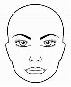 Image result for Blank Face Charts