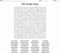 Image result for Word Search Grade 5 Printable
