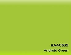 Image result for Android Photo Green Color