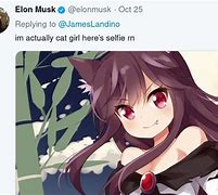 Image result for Elon Musk Anime Girl