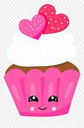 Image result for Heart Cupcake Clip Art