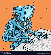 Image result for Robot Computer Dribble