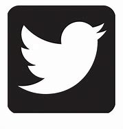 Image result for Twitter Black and White Outline Logo