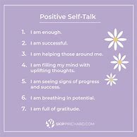 Image result for Positive Self-Talk Messages