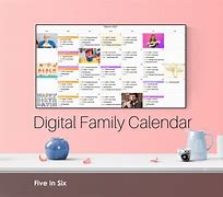 Image result for Calendar Tablet Family