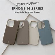 Image result for iPhone 14 Pro Max Gray Leather MagSafe Case