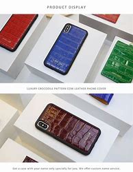 Image result for Luxury Leather iPhone Case