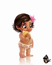 Image result for Baby Moana Art
