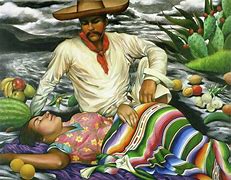 Image result for Mexican People Art