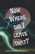 Image result for Now Where Did I Leave That