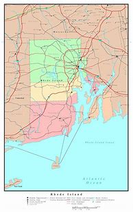 Image result for Map of Rhode Iland