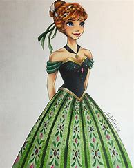 Image result for Anna Frozen Original Disney Drawings