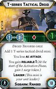 Image result for Star Wars Legion T-Series Tactical Droid