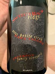 Image result for Switchback Ridge Petite Sirah Old Vine Block Peterson Family