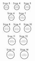 Image result for Engagement Ring Size Chart