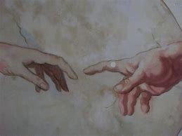 Image result for Hands Reaching Painting