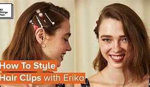 Image result for How to Wear Back Hair Clips