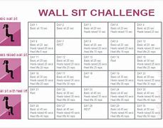 Image result for 30-Day Wall Sit Challenge