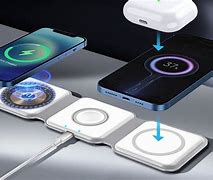 Image result for 3 in One Foldable Wireless Charging Stand
