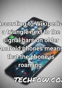 Image result for Triangle On Phone Bar