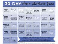 Image result for 30-Day Gym Plan