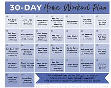 Image result for 30-Day Workout Routine