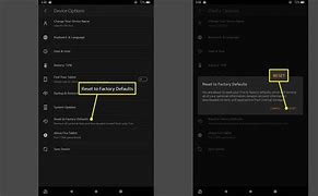 Image result for How to Do a Factory Reset On a Amazon Fire