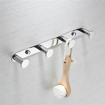 Image result for Silver Bathroom Hooks