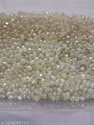 Image result for White Crystal Beads