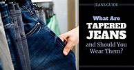 Image result for Tapered Pants Definition