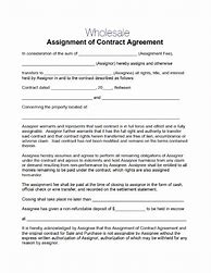 Image result for Wholesale Contract Agreement