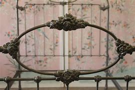 Image result for Antique Wrought Iron Beds