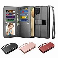 Image result for Samsung A12 Phone Case Leather Wallet