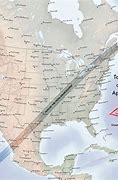 Image result for Map of Total Eclipse in 2024