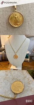 Image result for 24K Gold Coin Pendant