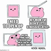 Image result for Anxiety Meme Pink Blob