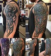 Image result for Tribal Tattoo Shoulder Cover UPS