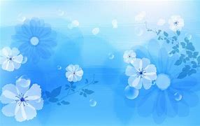 Image result for Blue Flower Wallpaper Designs