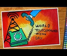 Image result for Drawings for World Telecommunication Day