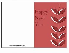 Image result for Blank Greeting Card Templates New Year