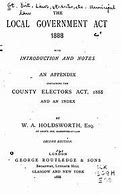 Image result for Local Government Act
