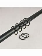 Image result for Heavy Duty Iron Curtain Rod with Rings