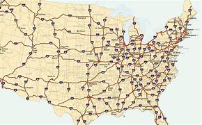 Image result for Freeway Map of USA