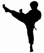Image result for Karate Boy Silhouette Clip Art