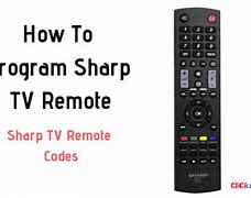 Image result for Sharp TV Remote Codes