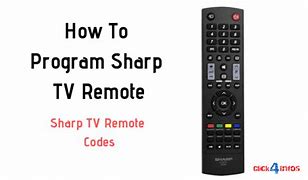 Image result for How do you program a sharp TV?