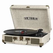 Image result for Vintage Portable Record Player Suitcase